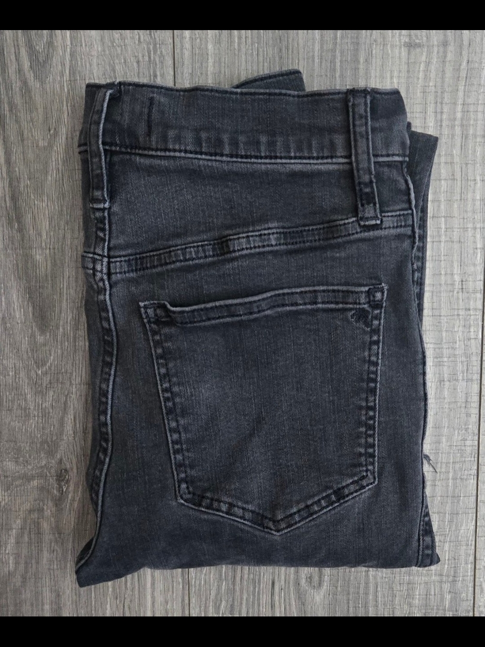 Madewell Straight-Leg High-Rise Jeans in Washed Black #236 - Picture 5 of 8